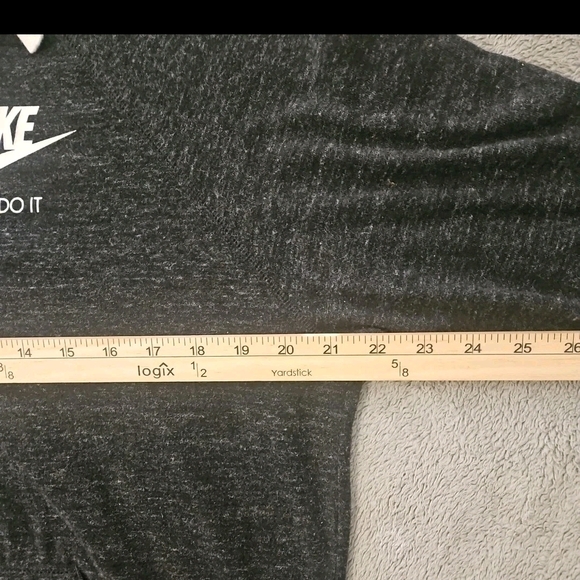 Nike Hoodie Men L /Women XL Gray Y2k Boho Cottage Grunge Normcore[1C] - Picture 6 of 16